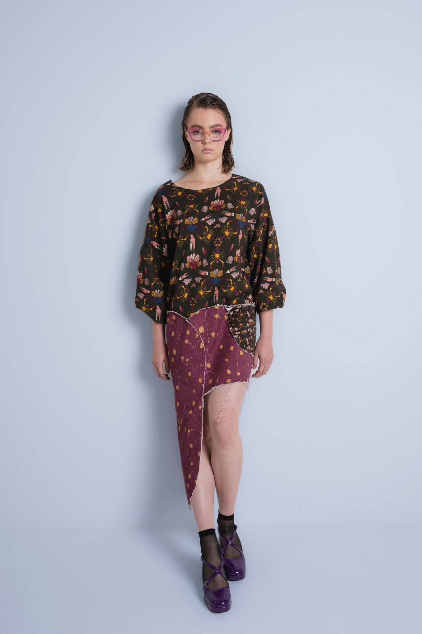 Echo asymmetric dress - AprilianEarthling