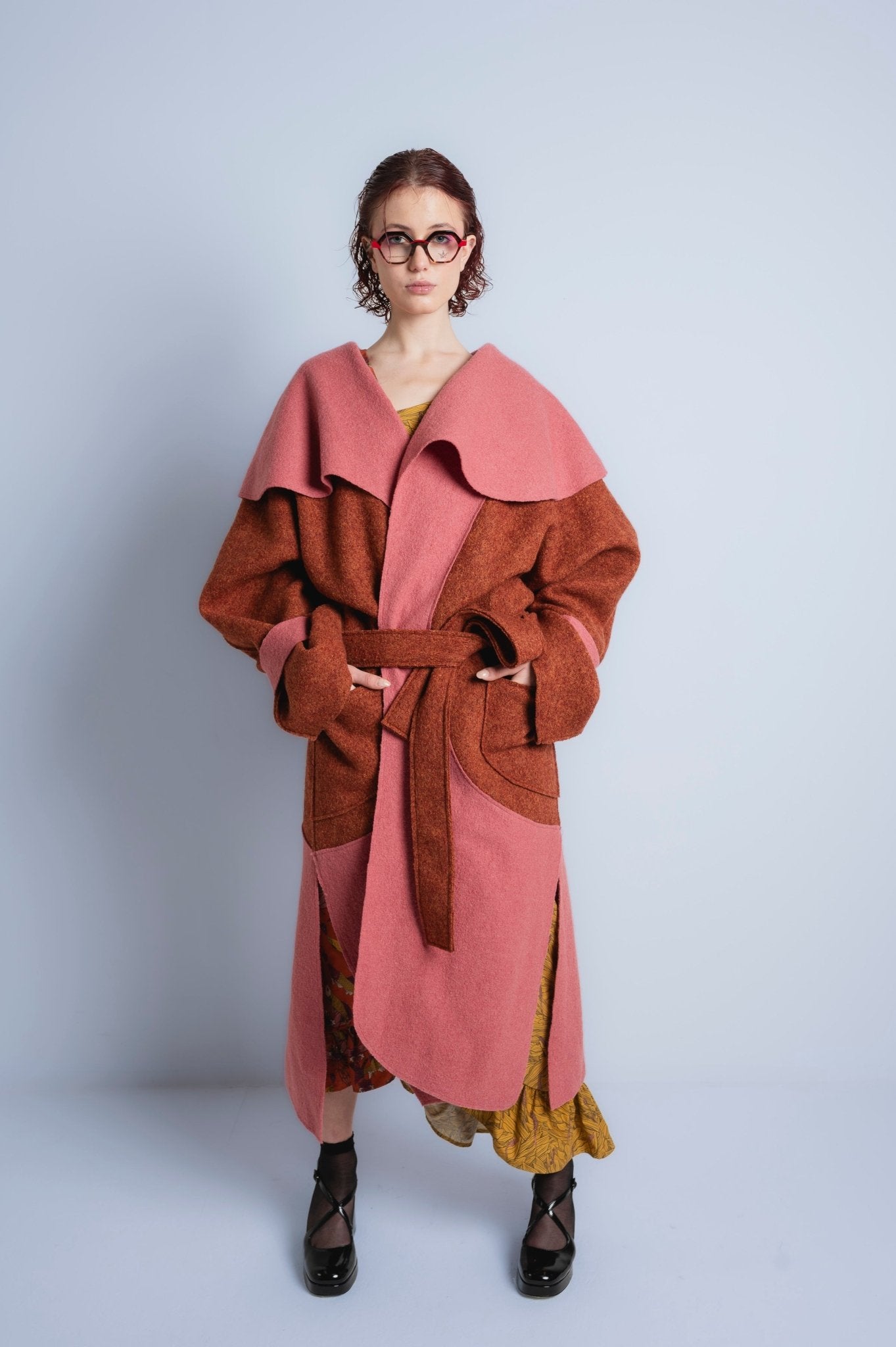 Selene oversized wool coat - AprilianEarthling