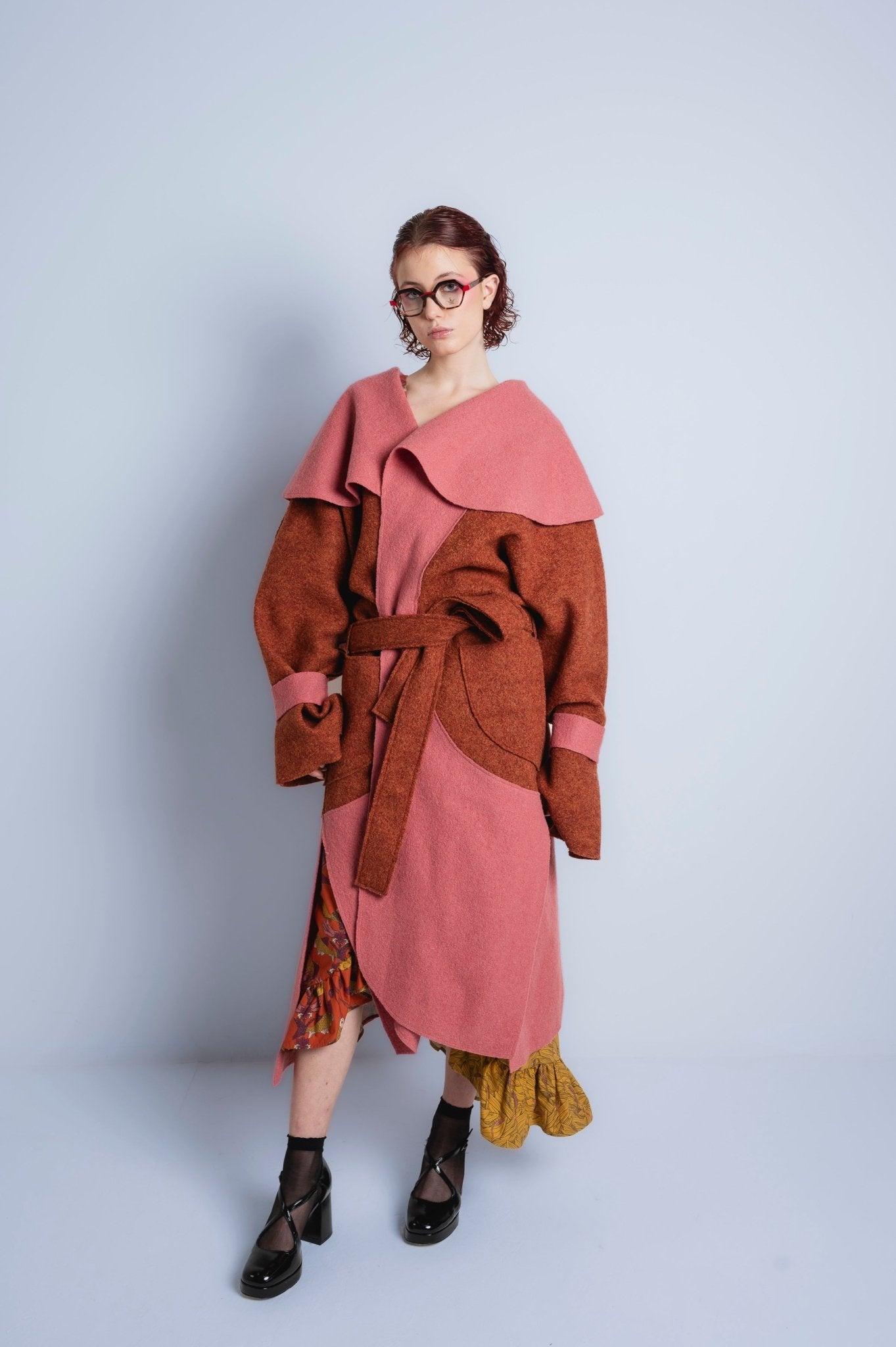Selene oversized wool coat - AprilianEarthling